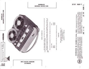 Norelco_Philips ;America-EL3541_EL3541 54B(Sams-S0602F12)-1962.Tape preview